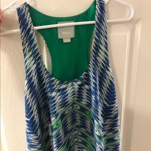 Colorful racer back tank
